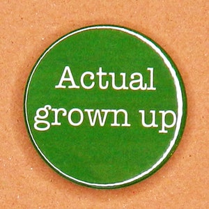 Happy Eighteenth Birthday. Actual grown up badge. Funny 18th card. image 3