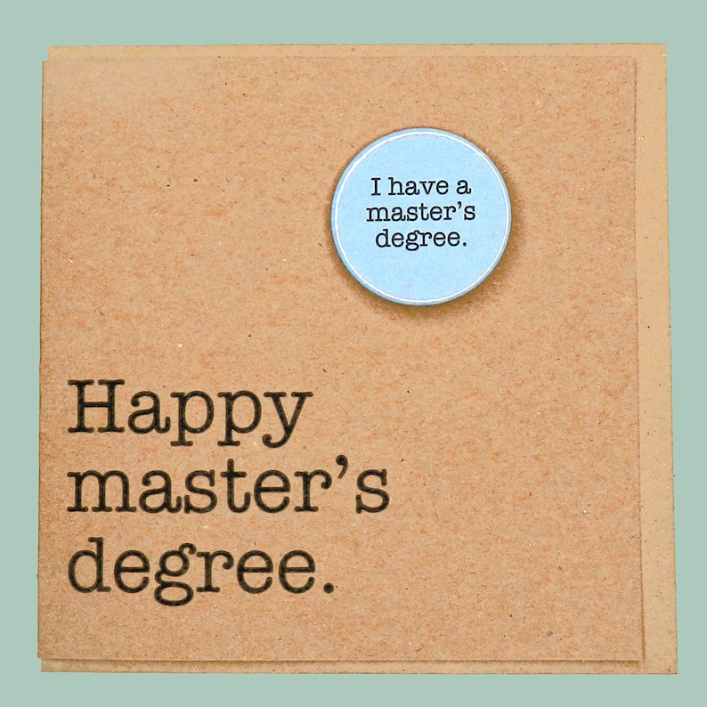 Happy Master's Degree. Congratulations Masters Graduation Card - MA Msc ...