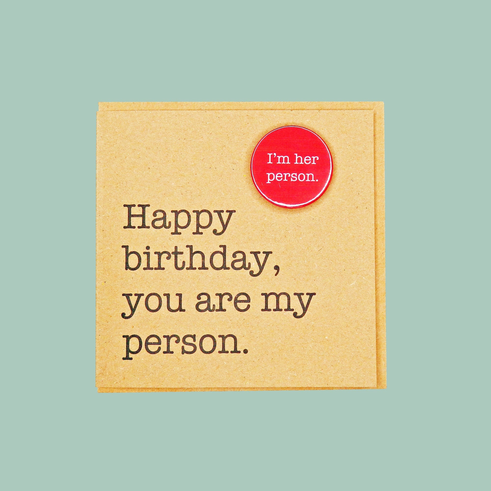 Happy Birthday You Are My Person Husband Wife Girlfriend Etsy