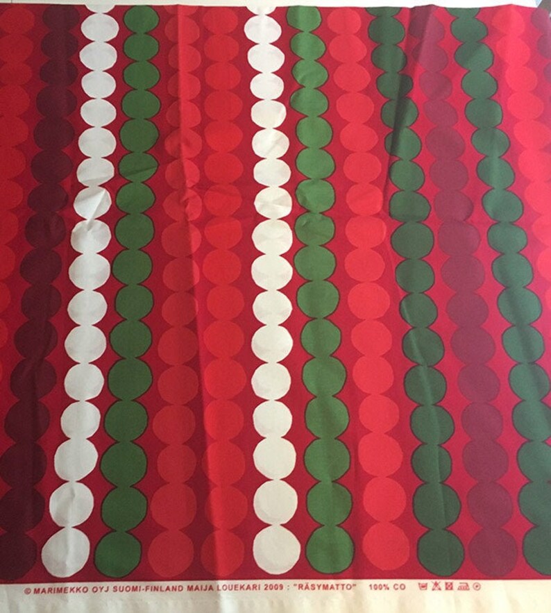 Marimekko Rasymatto 100 Cotton Fabric Sold By Etsy
