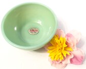 1pc Vintage Fire King Oven Ware Jadeite Chili Bowls Green Restaurant Dishes Dinnerware Collectors ORIGINAL FOIL STICKER