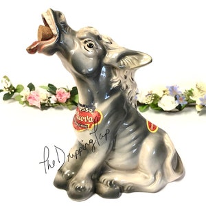 Vtg Vino Rosso Donkey Casa Nuova Red Wine Italy Casa Vinícola Boccaccio Barsottini Del Gamba Perrone Spirits Decanter Empty Man Cave Decor