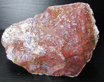 Mexican Moss Agate Rough, 3.5 lbs and 6.5", Home Decorator Display Piece, Mineral Specimen, Collector Piece, Lapidary, Rough Rock, Aquarium