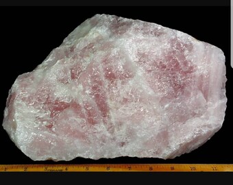 Rose Quartz Rock Etsy