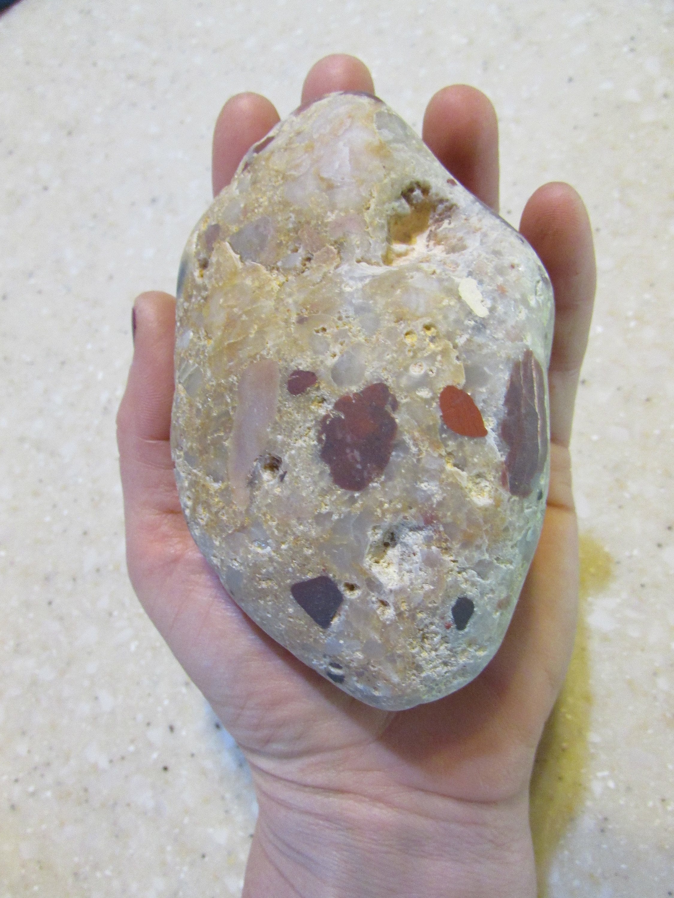 Medium Pudding Stone Rough Tumbled 1lb 3.75 Etsy