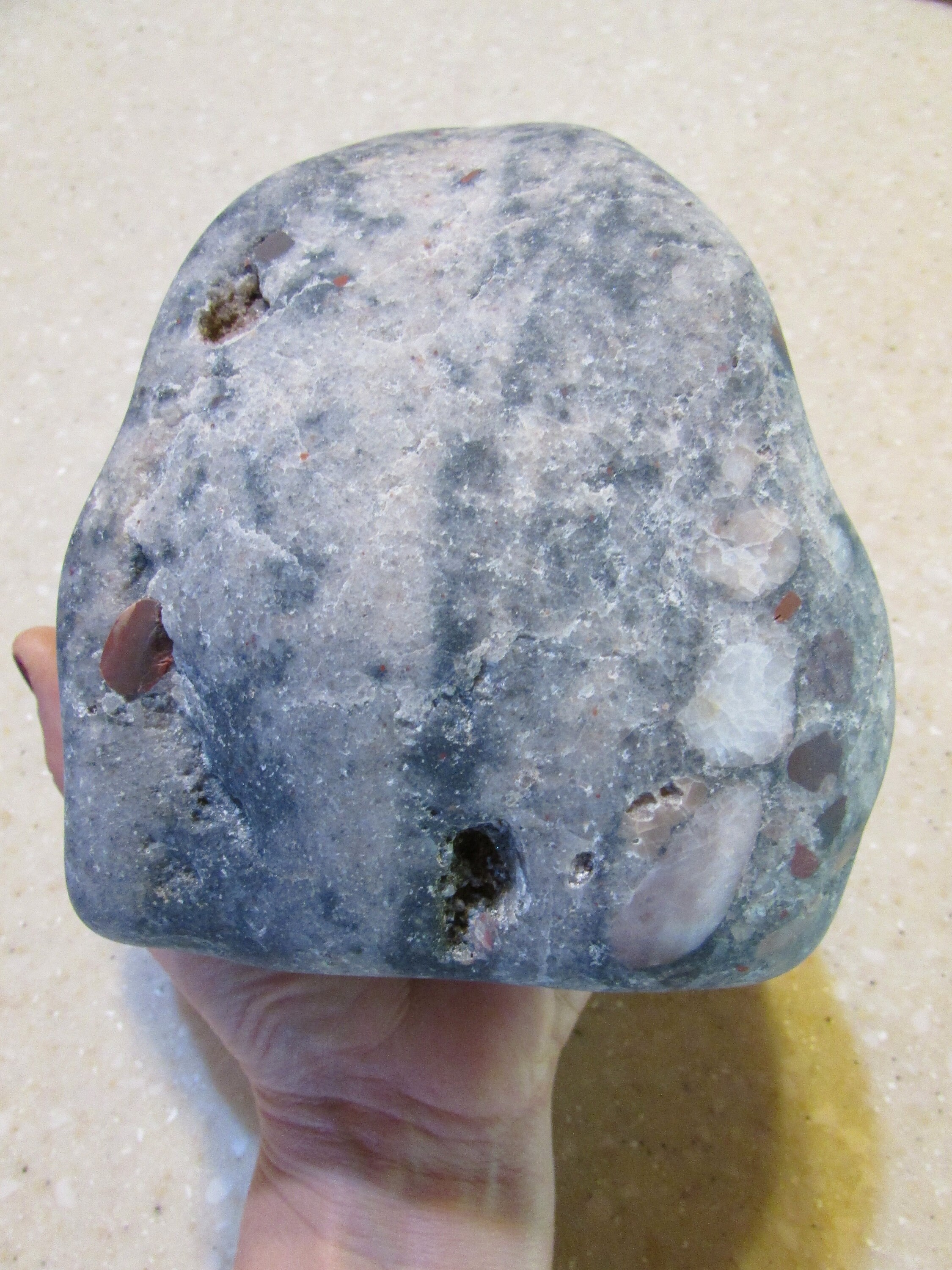 Rare Large Blue Pudding Stone 5 Lbs 6.8 Oz 5.5 Etsy