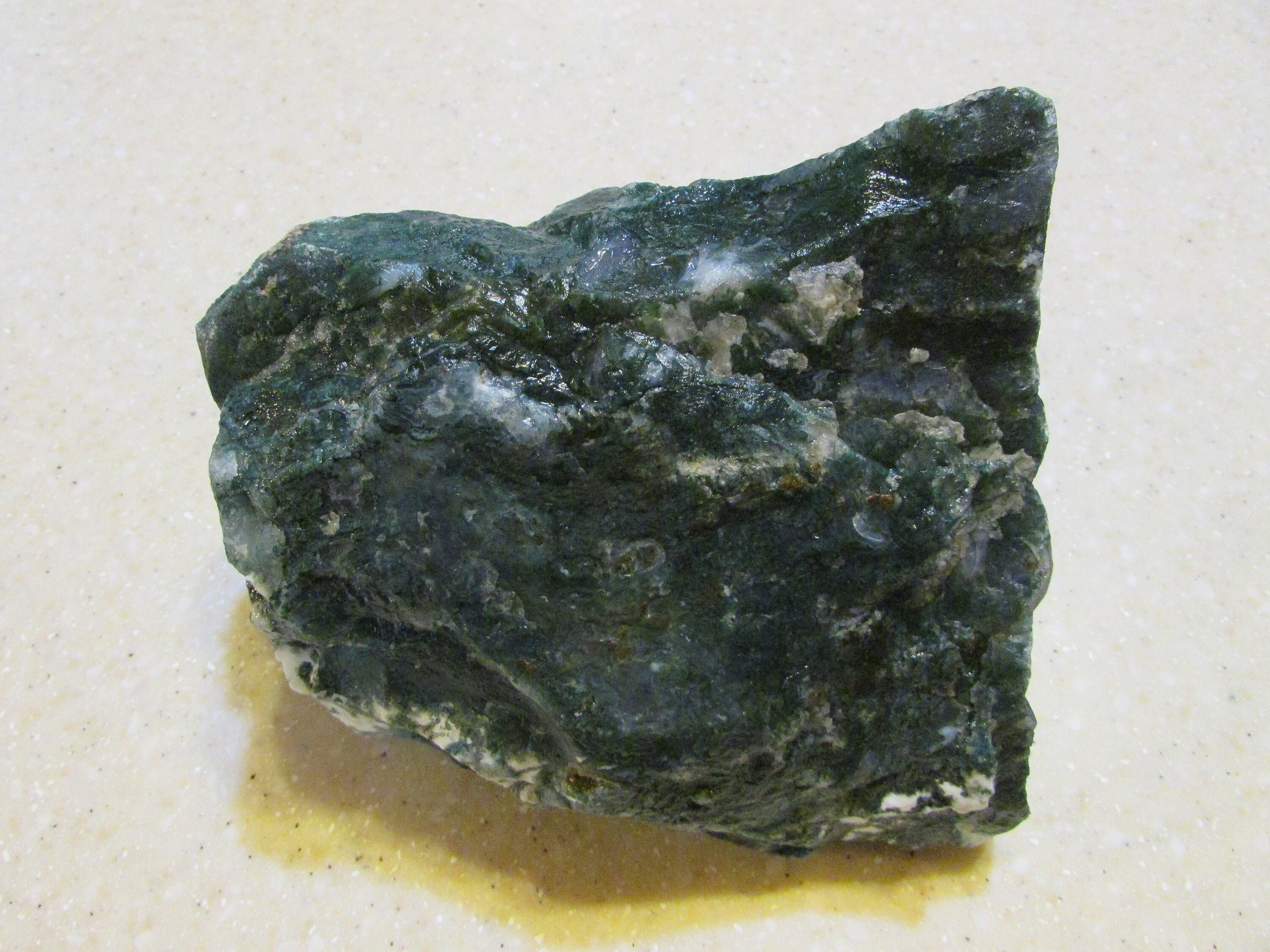 Large Moss Agate Rough 11 lbs 4.9 oz and 7.75 Home | Etsy