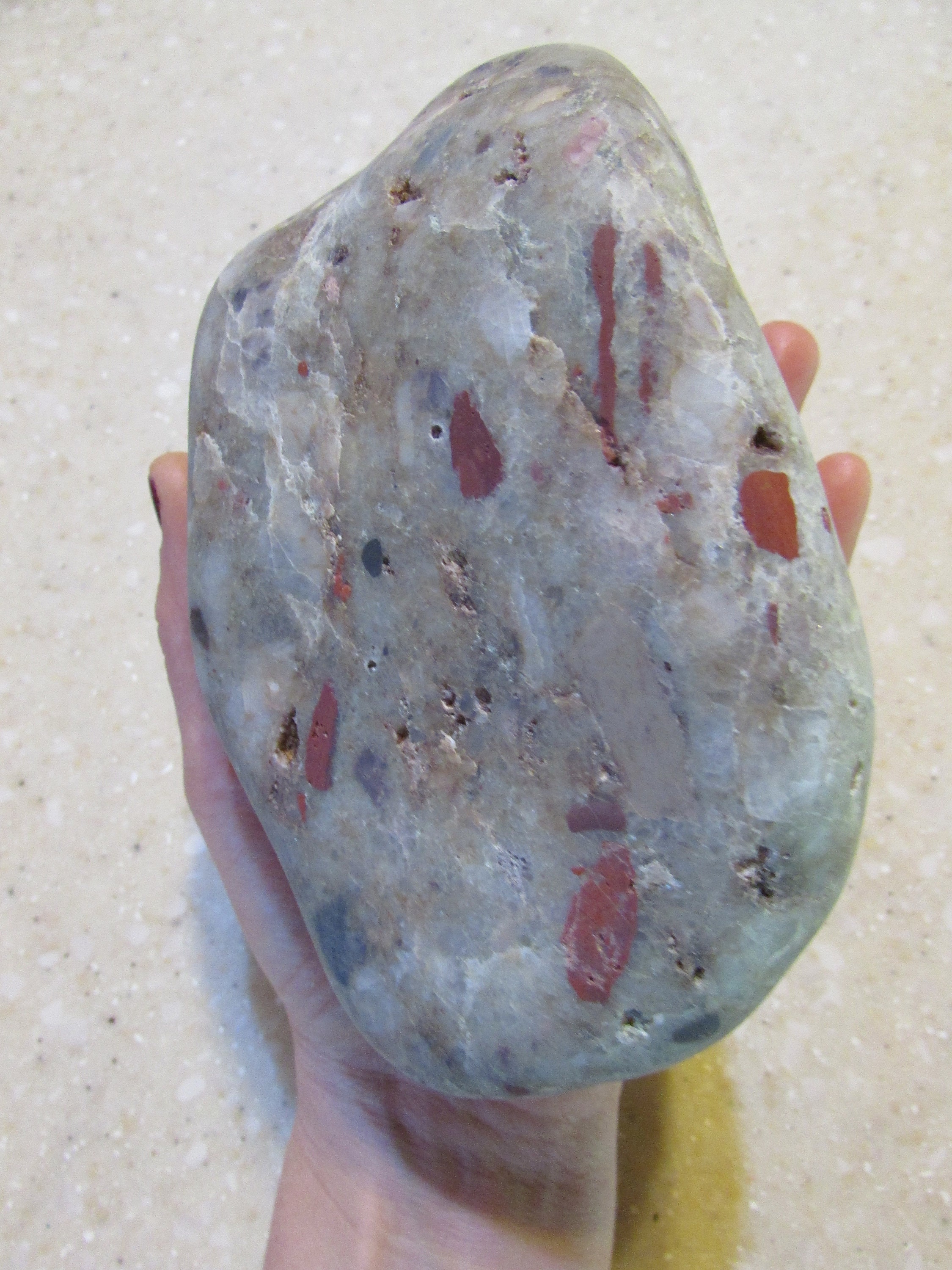 Large Pudding Stone 3 lbs 1 oz 5.25 Conglomerate Etsy 日本