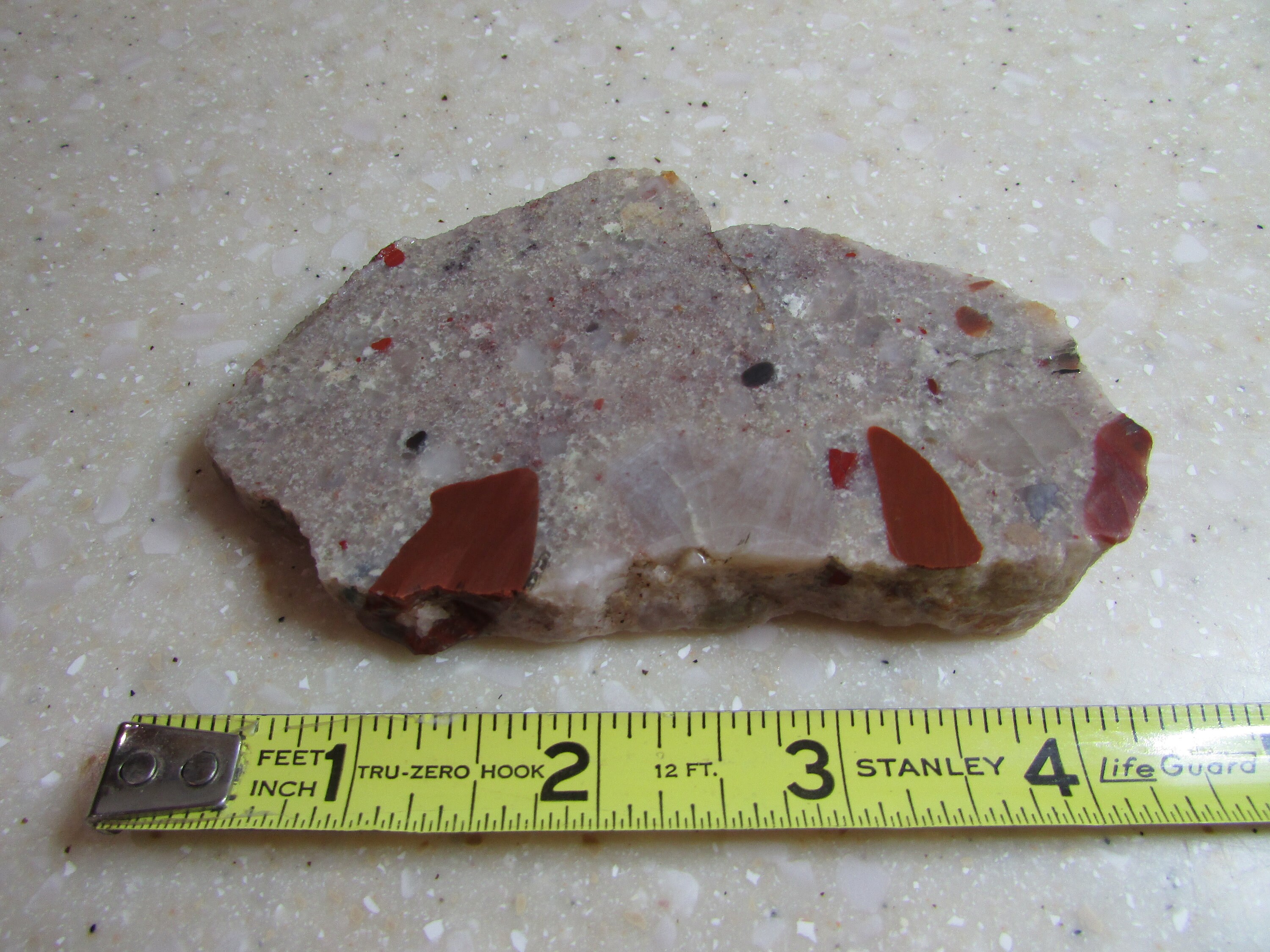 Pudding Stone Slabs From Michigan Conglomerate Mineral Etsy