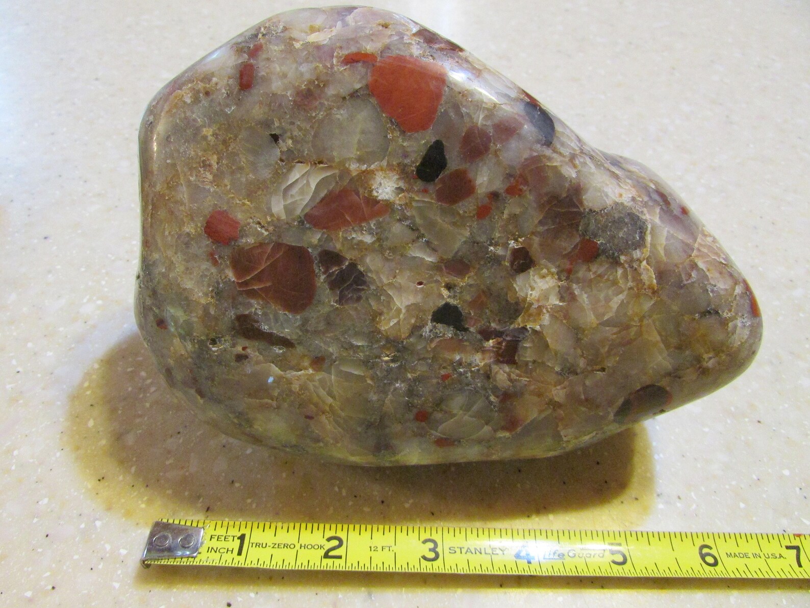 Large Polished Pudding Stone 5 Lbs 4 Oz 6.25 Etsy