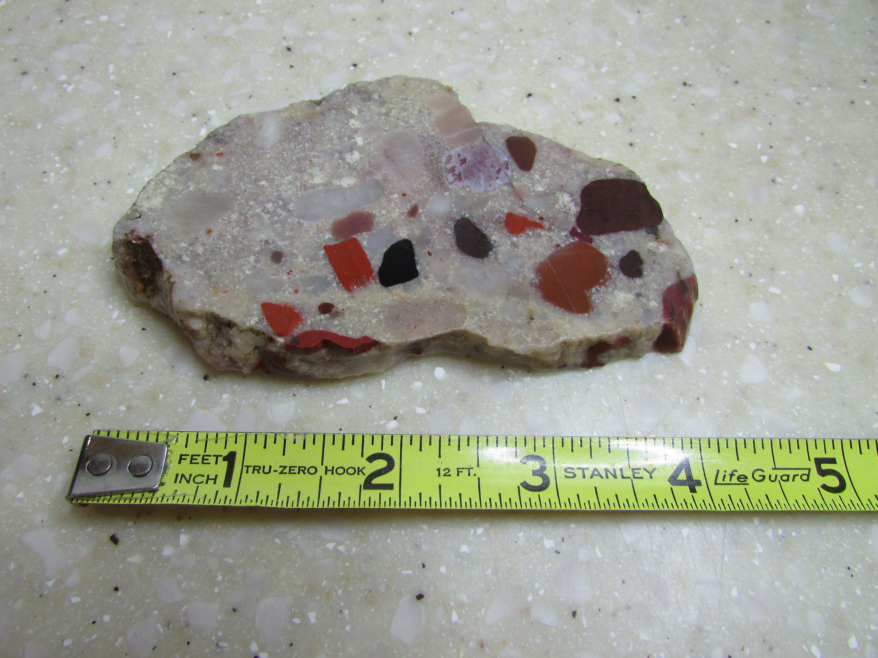 Pudding Stone Slabs From Michigan Conglomerate Mineral Etsy