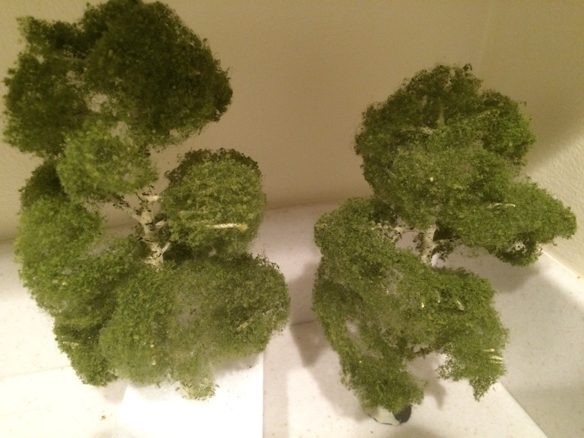 1 9 Miniature Tree Birch Tree Terrarium Craft Tree Etsy