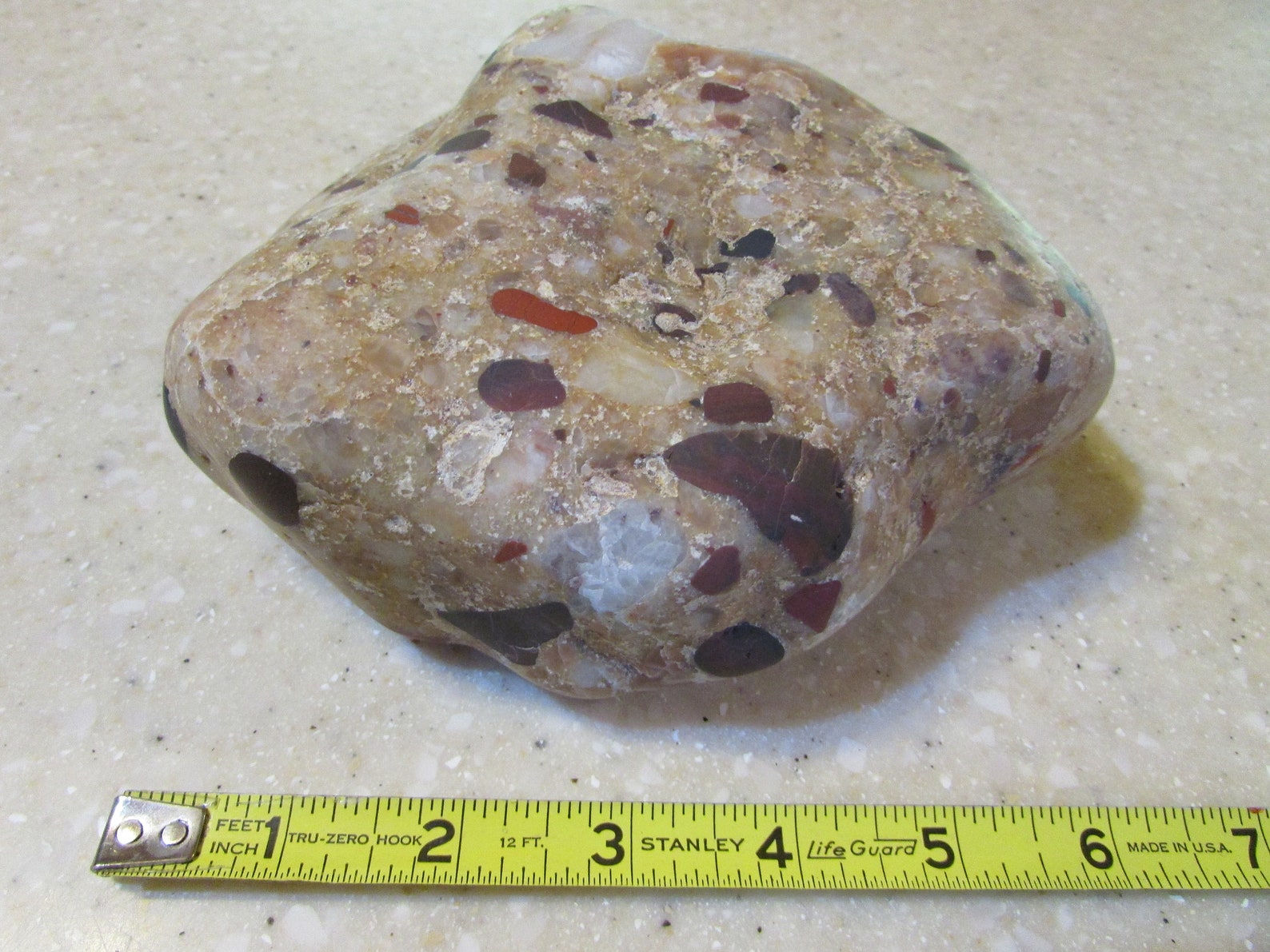 Large Pudding Stone 4 Lbs 9 Oz 6.25 Conglomerate Etsy
