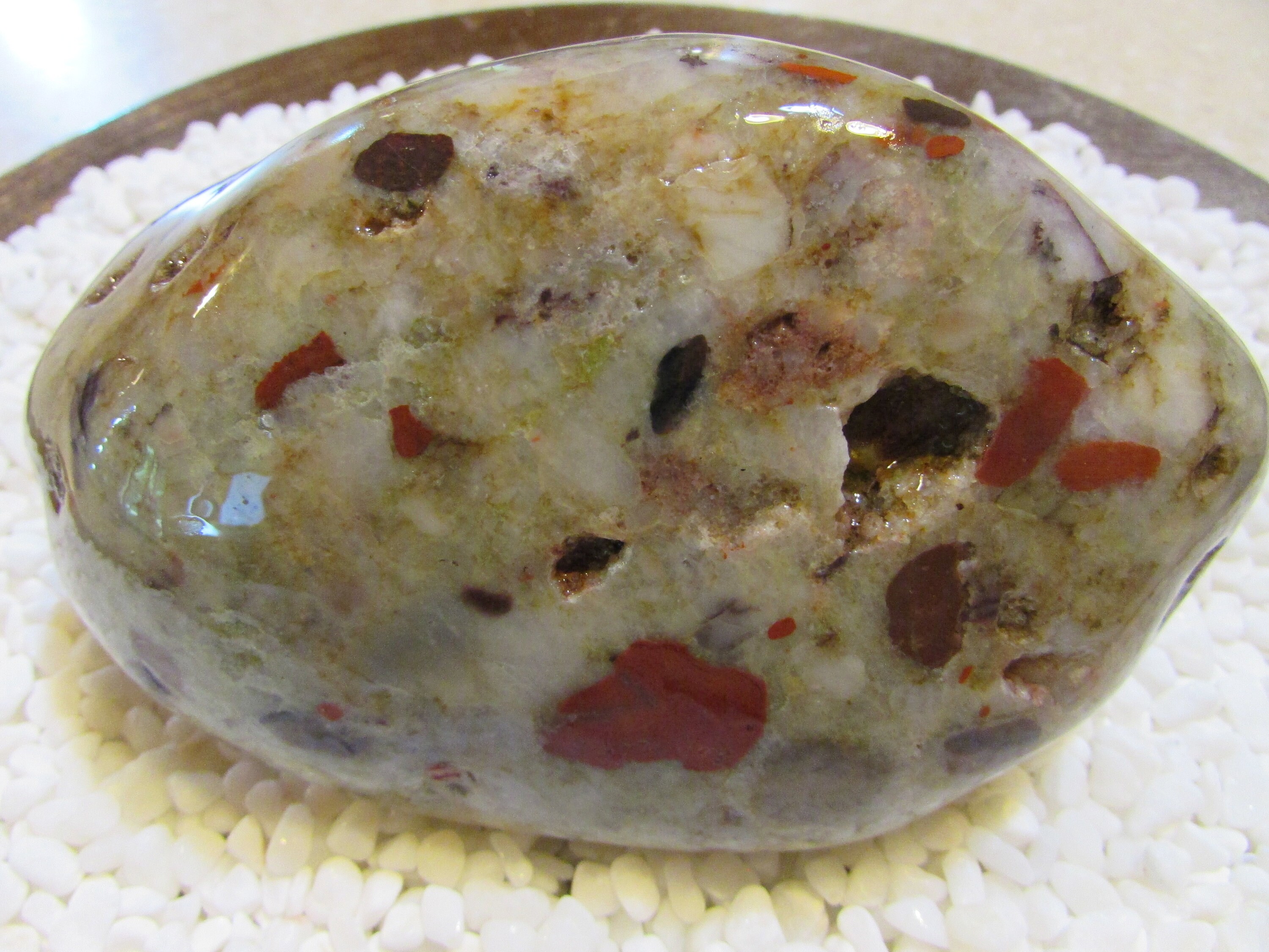 Large Pudding Stone 3 lbs 1 oz 5.25 Conglomerate Etsy 日本