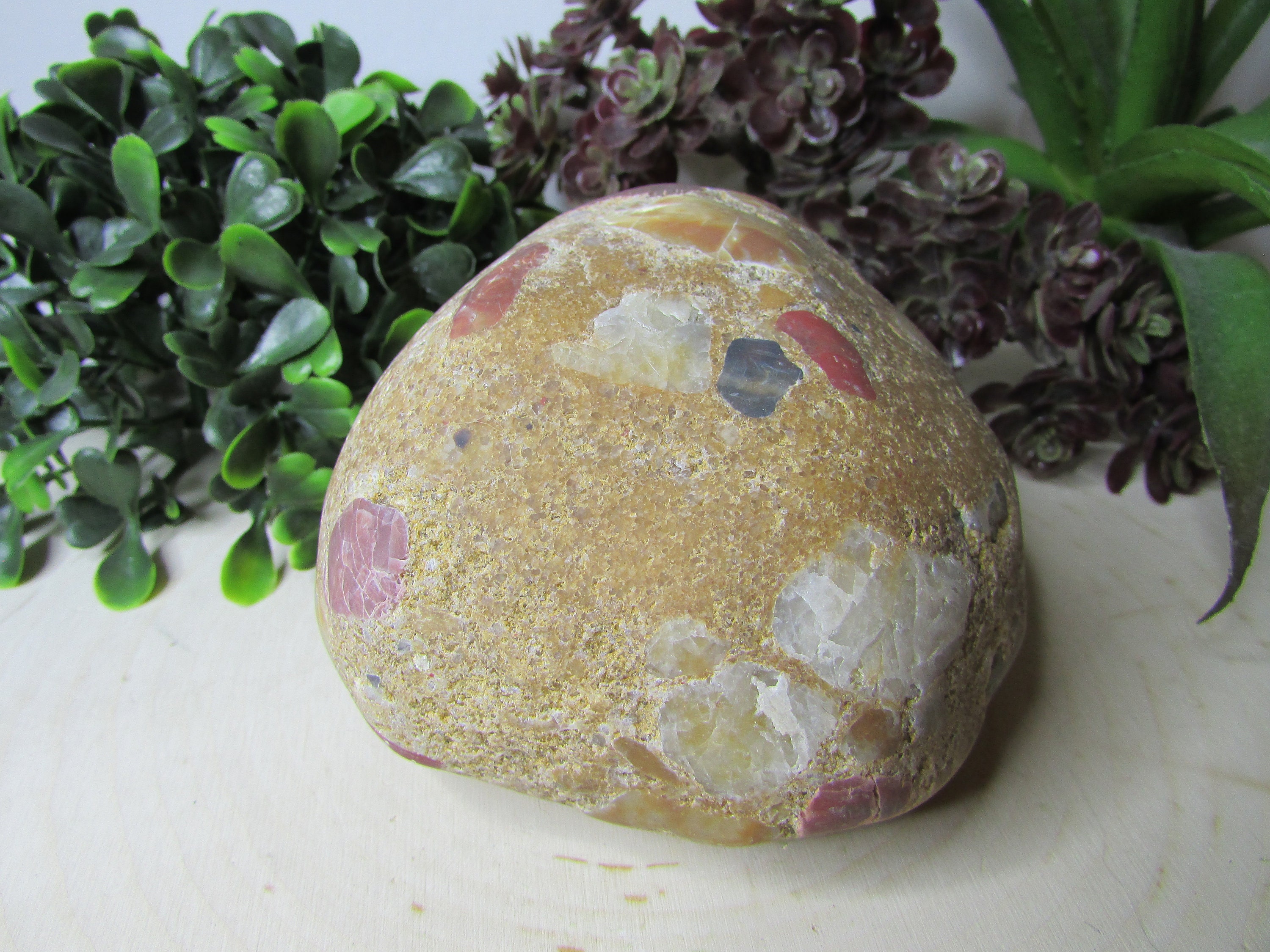 Medium Pudding Stone Rough Tumbled 1lb 7oz 3.75 Etsy UK