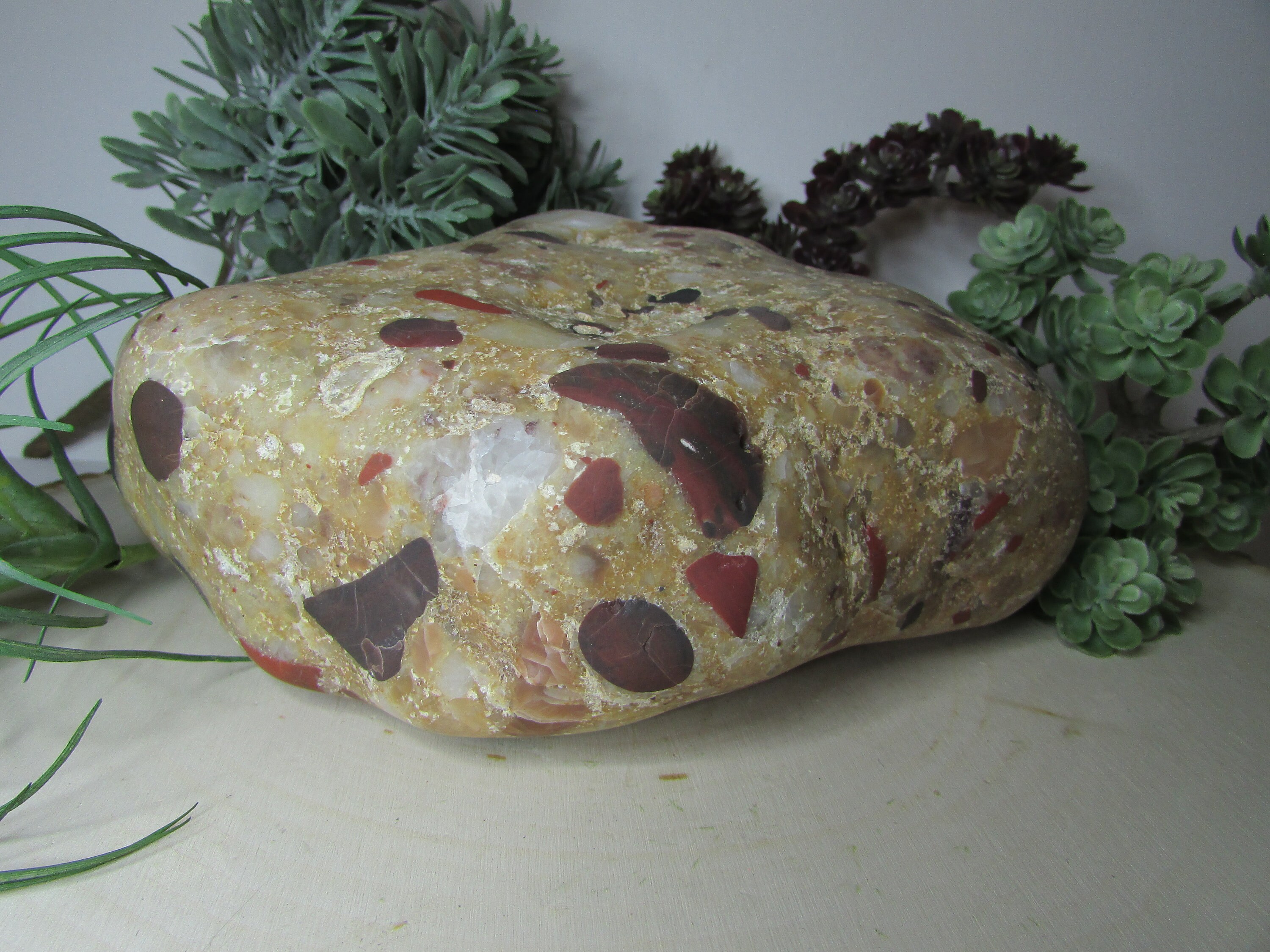 Large Pudding Stone 4 Lbs 9 Oz 6.25 Conglomerate Etsy UK