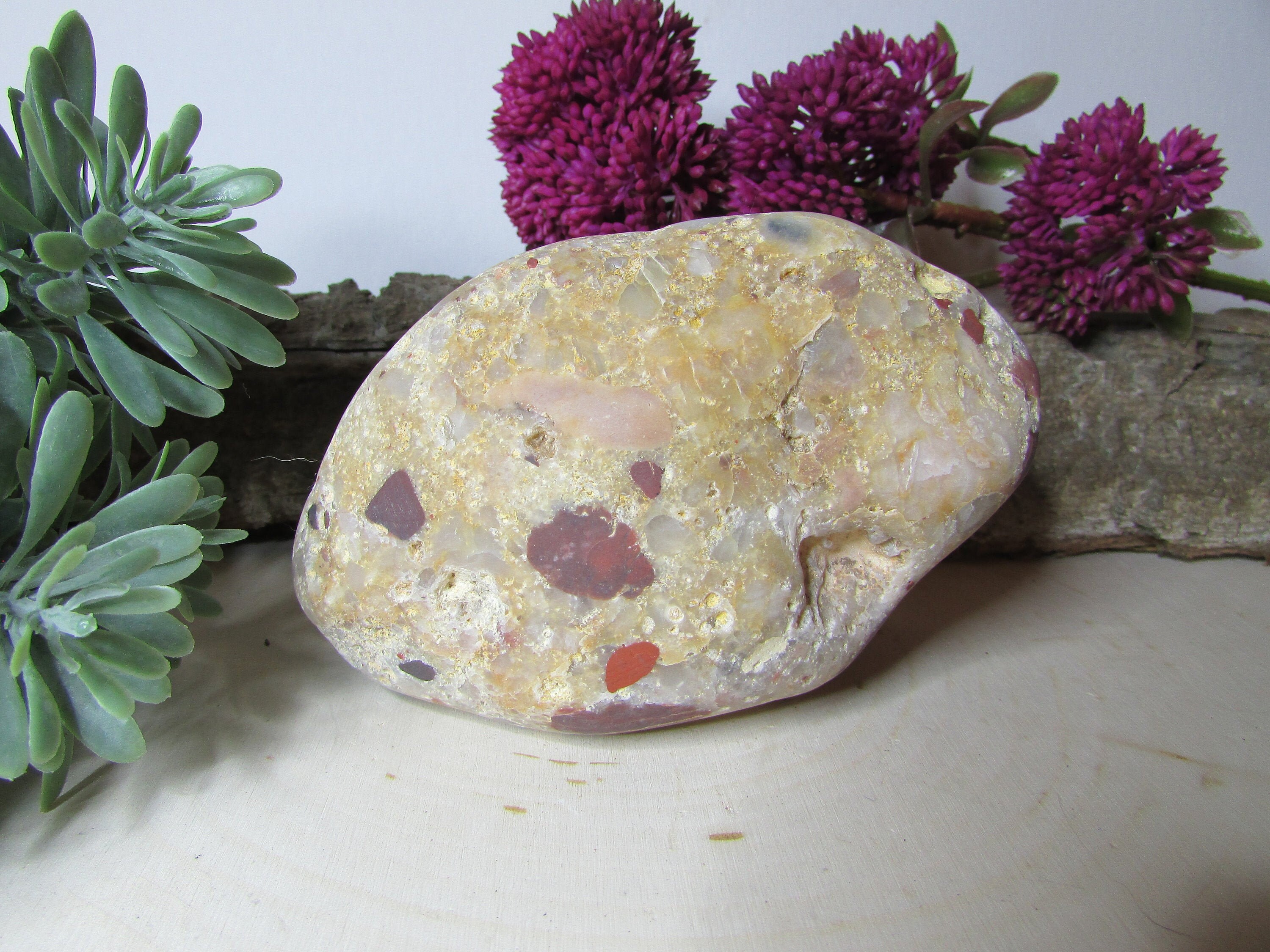 Medium Pudding Stone Rough Tumbled 1lb 3.75 Etsy