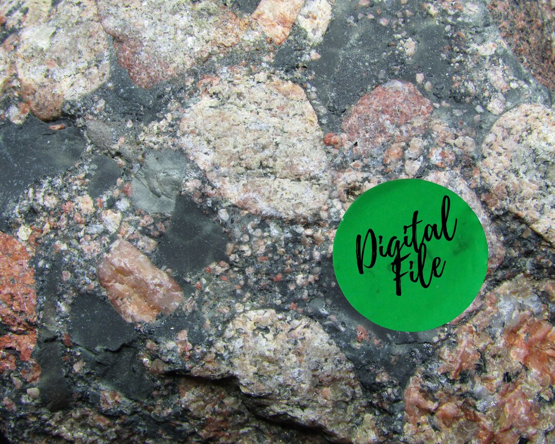 Gowganda Tillite Close up Digital Photo Download Printable Etsy