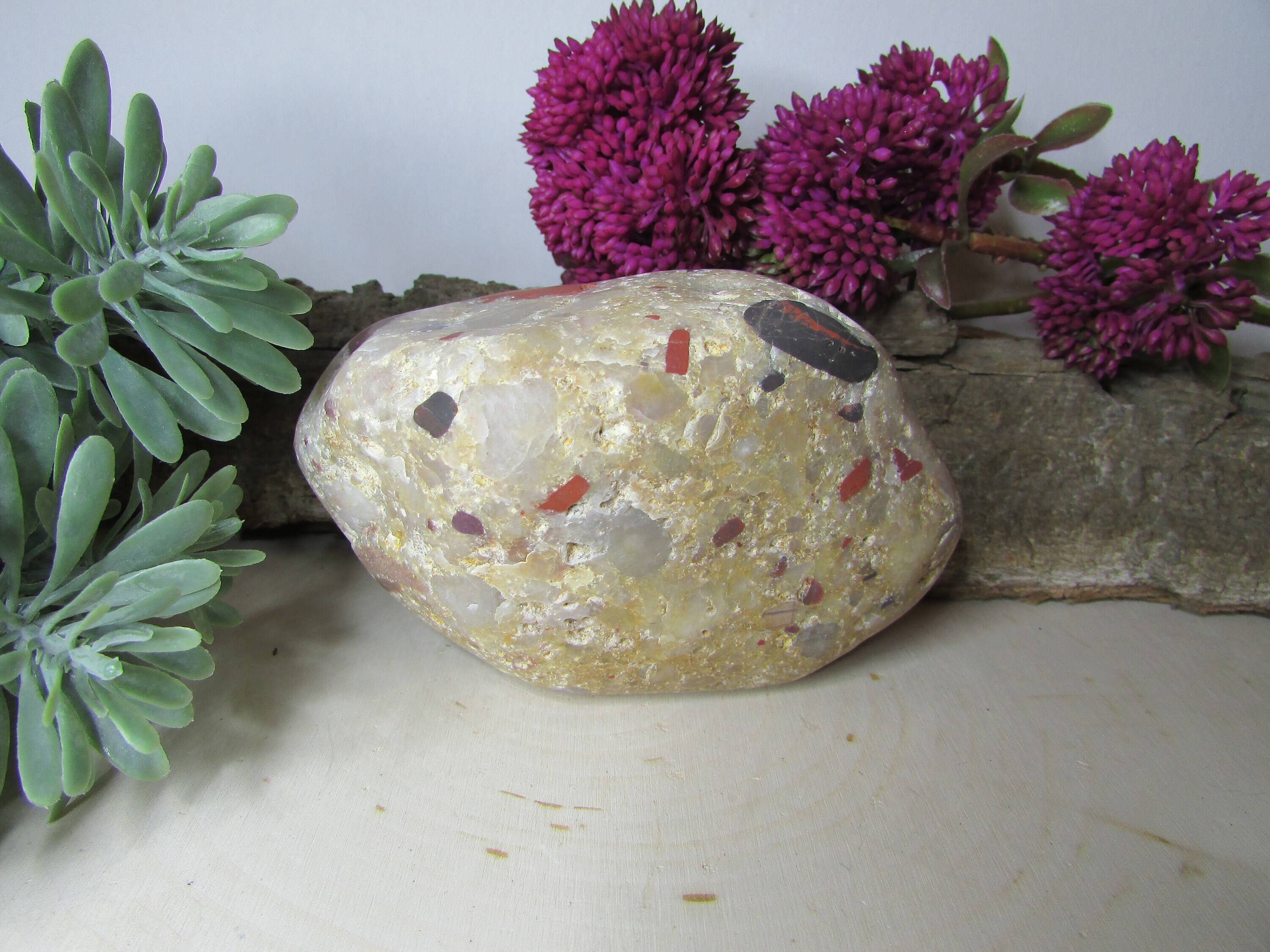 Medium Pudding Stone Rough Tumbled 1lb 3.75 Etsy