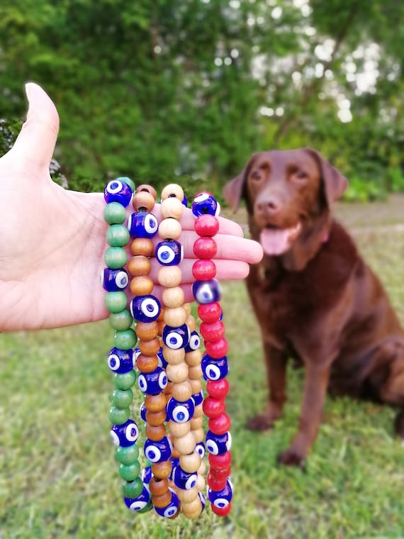 Buy Dog Beaded Necklace, Dog and Owner Necklace, Bead Dog Collar, Custom Dog  Necklace, Dog Jewelry, Match Your Dog, Dog Tag Matching Necklace Online in  India - Etsy