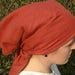 Medieval headscarf bandana scarf linnen vikings reenactment larp summer