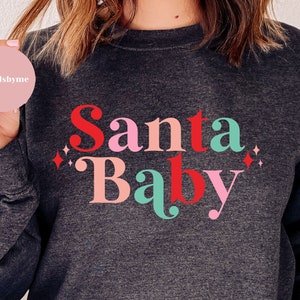 Santa Baby SVG and PNG, Santa Baby, Christmas SVG, Christmas Png, Baby Announcement Svg, Christmas Shirt Svg, Baby Christmas Svg, Cut File