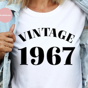 55e verjaardag SVG, 55 verjaardag SVG, 55e verjaardag cadeau Svg, 55 verjaardag shirt SVG, vintage 1967 Svg, 55 jaar oud, bestanden voor Cricut, svg, png
