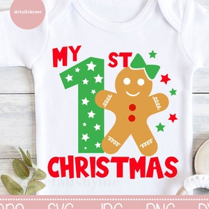 My First Christmas Svg, My 1st Christmas svg, Merry Christmas svg files, Newborn, Baby Onesis svg, eps, dxf, png, eps