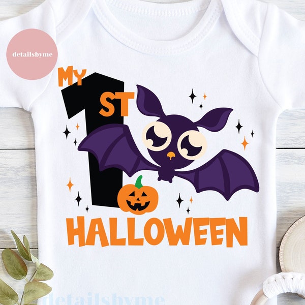 My First Halloween SVG,Baby Halloween SVG,Ghost svg, Halloween ghost svg Cricut and Silhouette svg file