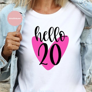 Olá Twenty svg, Twenty and Fabulous SVG, 20 e fabuloso svg, dxf e png download instantâneo, 20º aniversário SVG, Dirty 20 Svg, olá 20 Svg