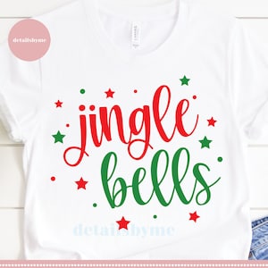 Jingle Bells svg, Jingle Bells Clipart, Christmas svg, Christmas svg Files, Christmas Shirt svg, for Cricut, dxf png eps jpg svg