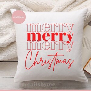 Merry Merry Merry Christmas SVG PNG PDF, Retro Christmas Svg, Vintage Holiday Svg, Vintage Christmas Svg, Christmas Jumper Svg, Winter Svg