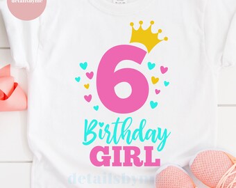 Free Free 116 6Th Birthday Princess Svg SVG PNG EPS DXF File