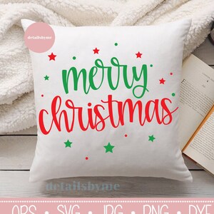 Merry Christmas SVG, Merry Christmas DXF, Christmas SVG, Svg Files, Cricut Cut Files, Silhouette Cut Files, Svg,Dxf, Png, Eps, Jpg