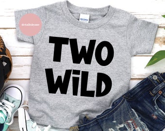 Two Wild SVG File Silhouette Cutting File Cricut Clipart Print Vinyl sticker T Shirt design Two svg Two Years Old svg Second Birthday