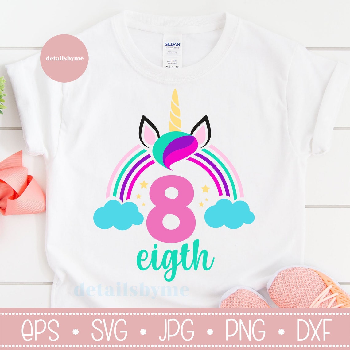 Free Free 8Th Birthday Unicorn Svg 130 SVG PNG EPS DXF File