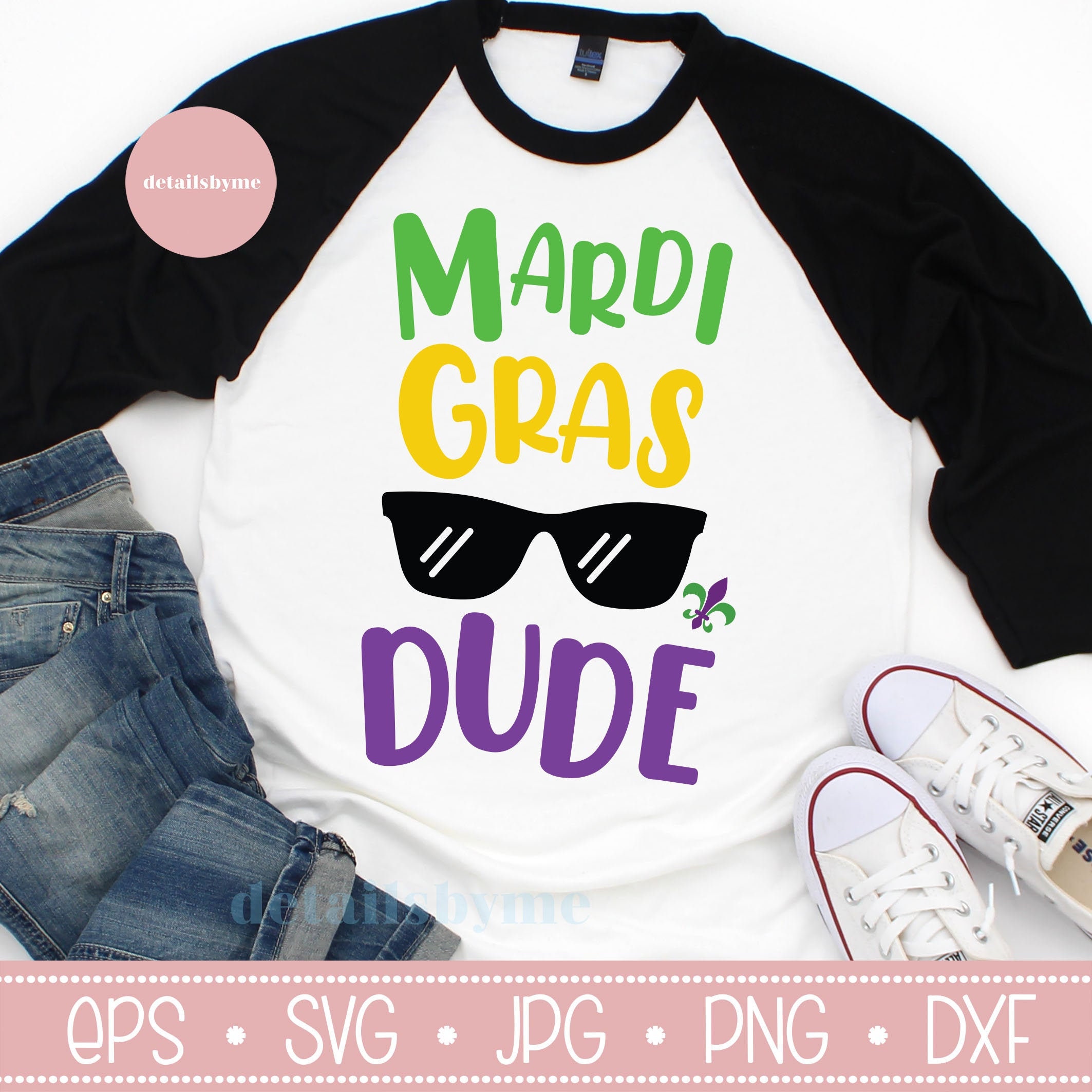 mardi gras dude svg