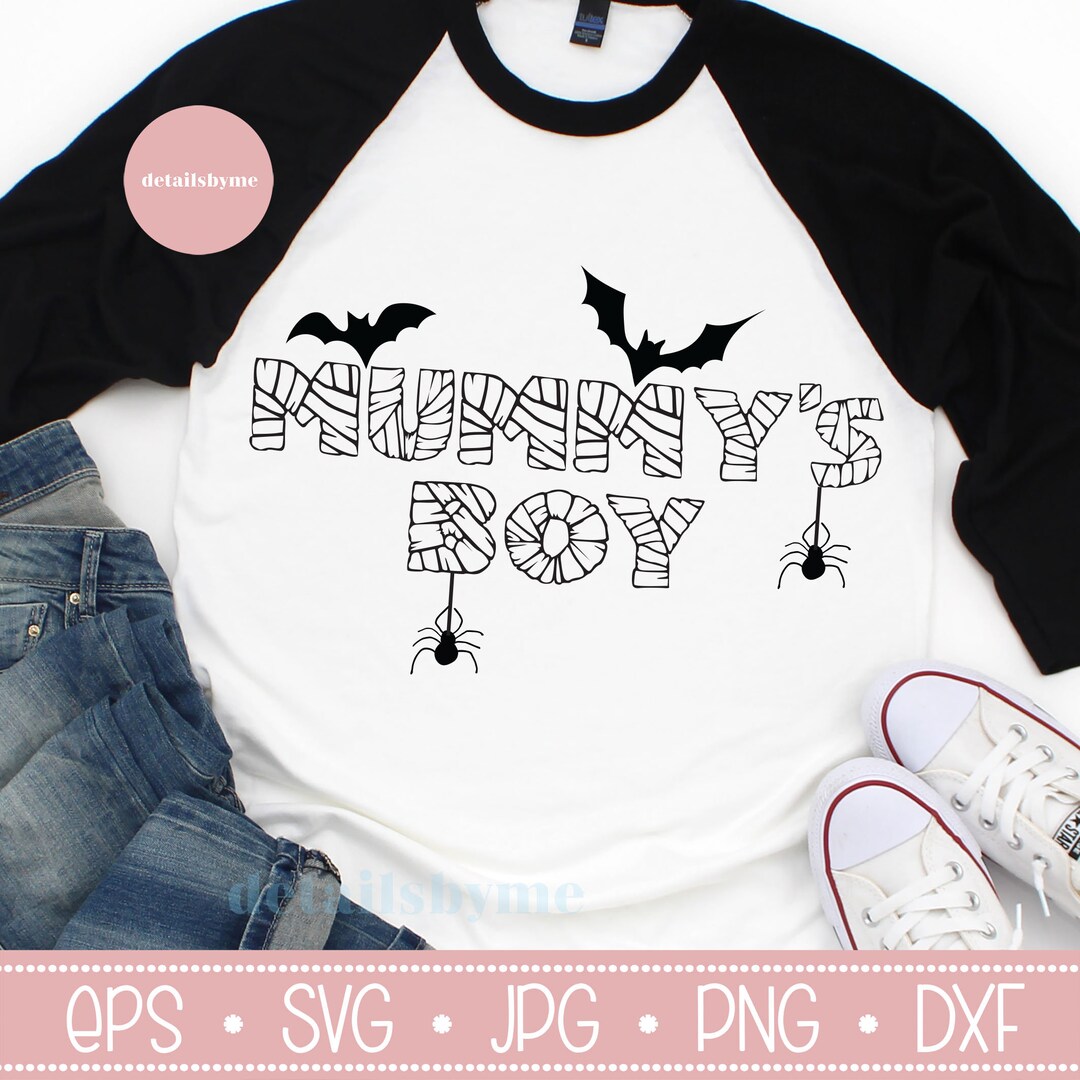 Mummy's Boy Halloween Costume T-Shirt for Mom