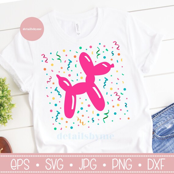 Download Balloon Dog Svg Balloon Animal Svg Cricut Silhouette Eps Etsy