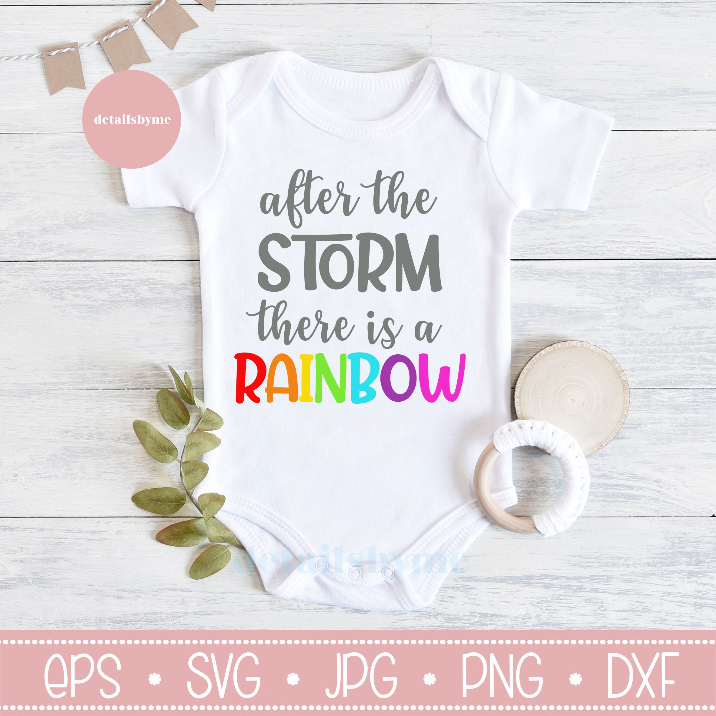 94 Awesome After every storm there is a rainbow embroidery design for Ideas