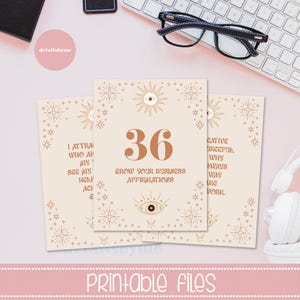 Daily Affirmation Cards | Instant Download | Grow Your Business | Manifestation Cards | Affirmation Deck | Daily Affirmation