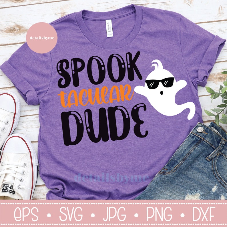 Download Spooktacular Dude Svg Halloween Svg cool boy Ghost Svg Dxf | Etsy