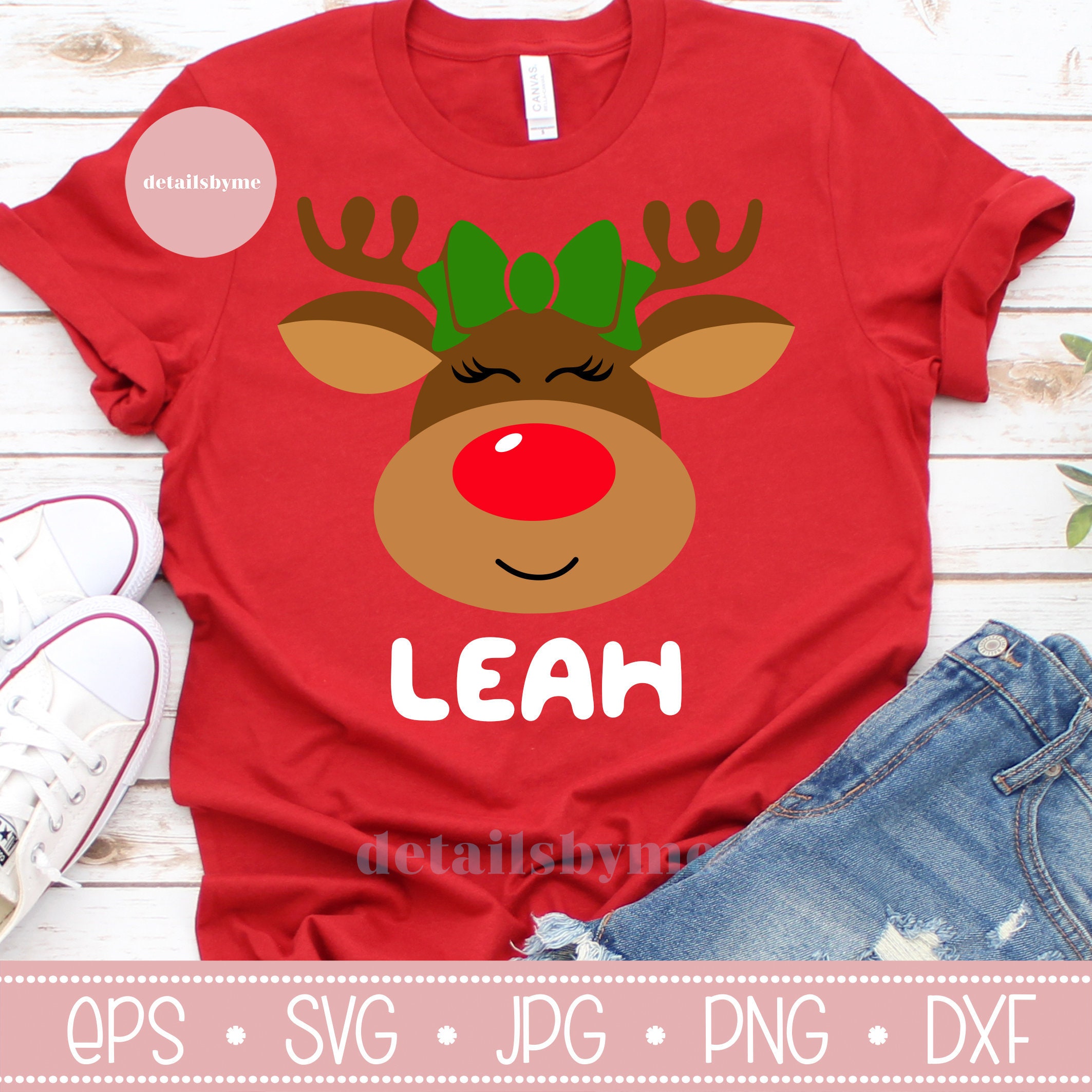Navidad Svg Cara De Reno Svg Ciervo Svg Reno Nariz Roja Svg Reindeer Girl Svg Tiempo de Navidad Clipart Silueta Cricut Etsy Espana
