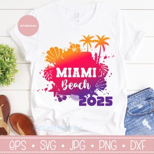 Miami Beach 2025 SVG, Miami Beach, Miami Beach, Miami Beach, Miami Beach, Beach Beach, Hawaii