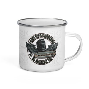 TIN SANDWICH ~ SR Harmonica Enamel Mug,