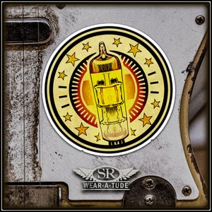 Vintage rörförstärkare klistermärken