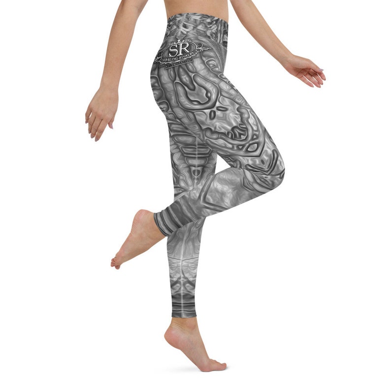 Leggings for Women Printed Leggings High Waist Leggings Yoga Tights Yoga Leggings ALIEN GRUNGE ~ Yoga Leggings