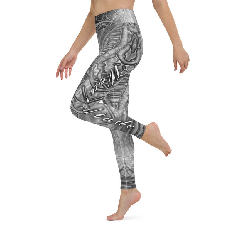 Printed Leggings ALIEN GRUNGE ~ Yoga Leggings Leggings for Women High Waist Leggings Yoga Leggings Yoga Tights