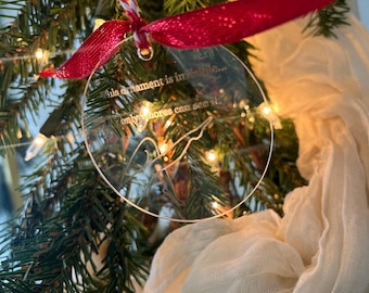 ACRYLIC *custom* ornament | personalized | Christmas humor
