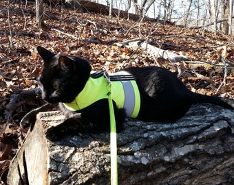 Hand-Made Kitty Holster Reflective Cat Harness
